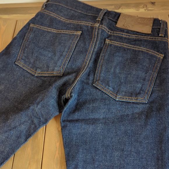Naked & Famous Denim Men's Super Skinny Guy Jeans in Dirty Fade Selvedge - Picture 12 of 15